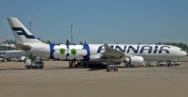 Ponad milion podróżnych przewiozły w czerwcu Finnair