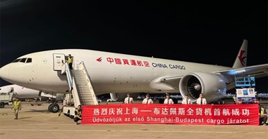 China Cargo Airlines uruchomiły regularne połączenie cargo Szanghaj - Budapeszt