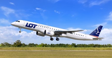 LOT: Nowy Embraer E195-E2 w drodze do Polski