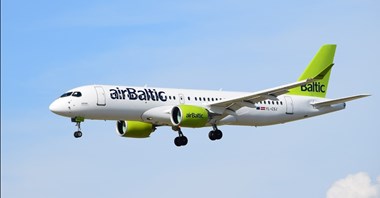 Sierpień z dwucyfrowym wzrostem w airBaltic i rekordami w bazach