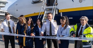 Ryanair zadebiutował na trasie z Łodzi do Birmingham (zdjęcia)