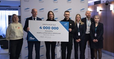 Wrocław: Jest rekord! 4-milionowy pasażer w 2024 r.