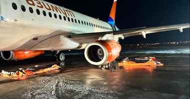 Turcja: Pożar suchoja SSJ100 na lotnisku w Antalyi 