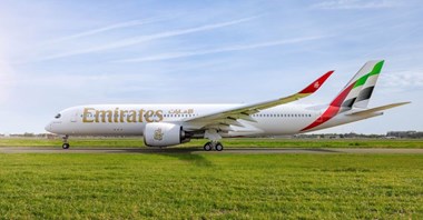 A350 Emirates już od 3 stycznia na trasie do Edynburga