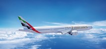 Zmodernizowany B777 Emirates na trasie do Wiednia 