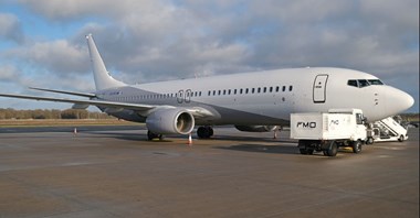 Irlandzki Enter Air zbazował B737 w Münster