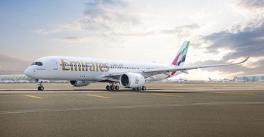 Kuwejt i Bahrajn powitają A350 linii Emirates 