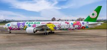 Kolejny B777 EVA Air w barwach Hello Kitty. Tym razem to Lolly Jet