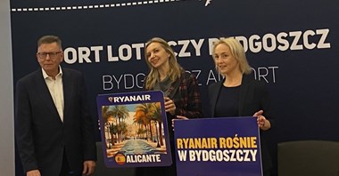 Sześć tras Ryanaira z Bydgoszczy, w tym nowość do Hiszpanii