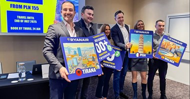 Ryanair: 20 mln foteli i rekordowy rozkład na 2025 rok